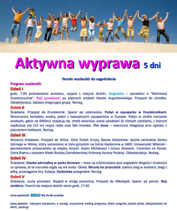 aktywna wyprawa